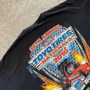 2010 Toyo Tires NHRA Nationals T-Shirt XL Full Throttle Drag Racing